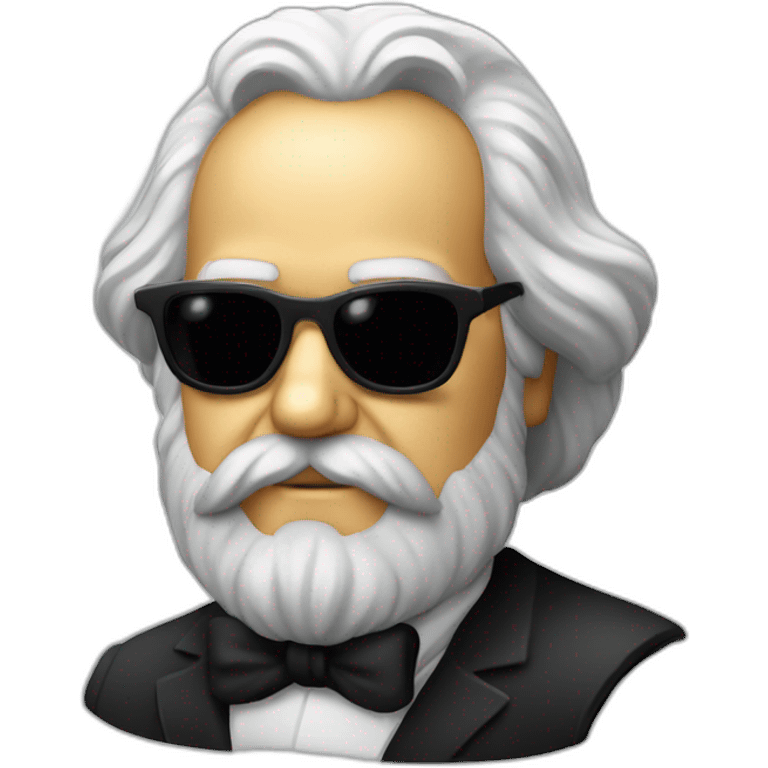 karl marx in sunglasses emoji