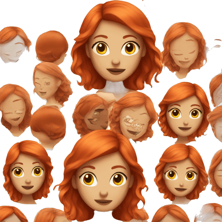 red head gorl emoji