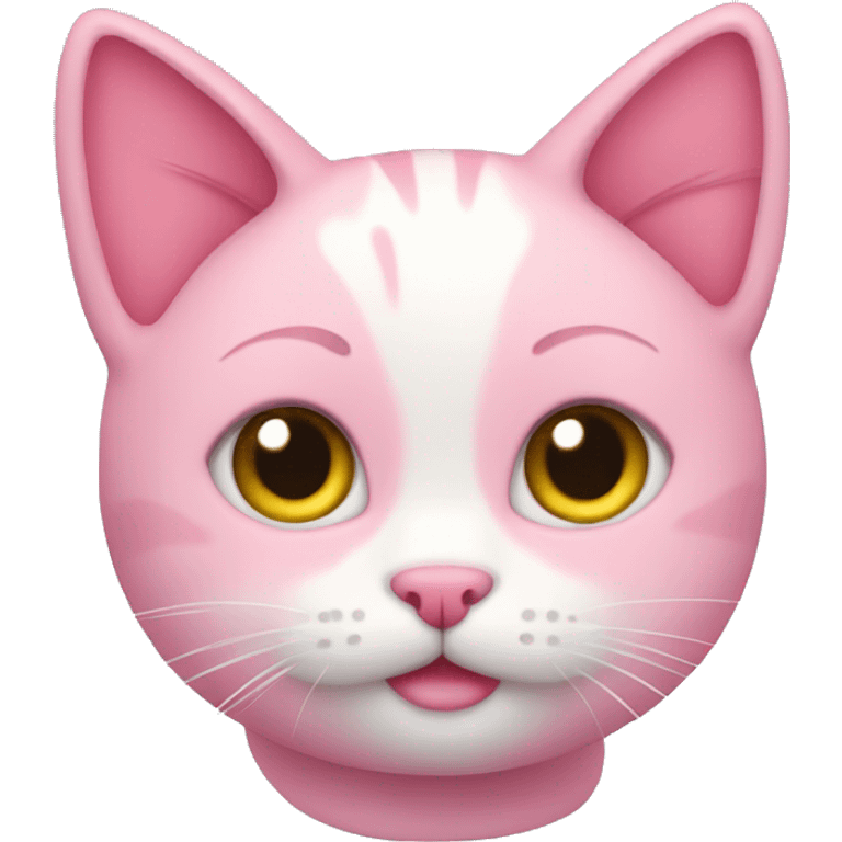 pink cat cute emoji