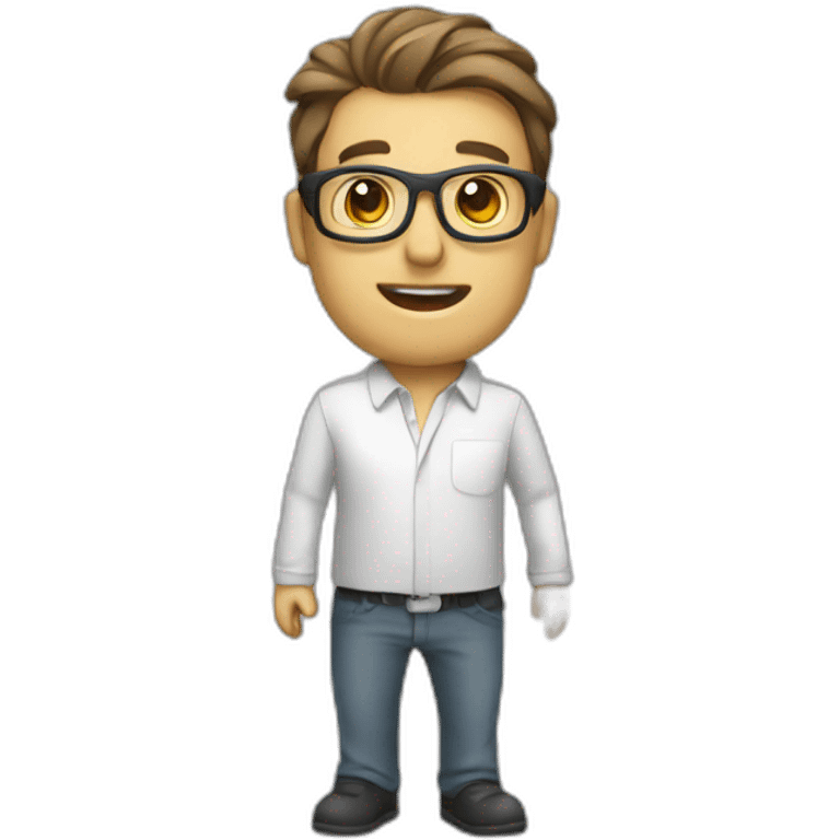 Geeky Software engineer emoji