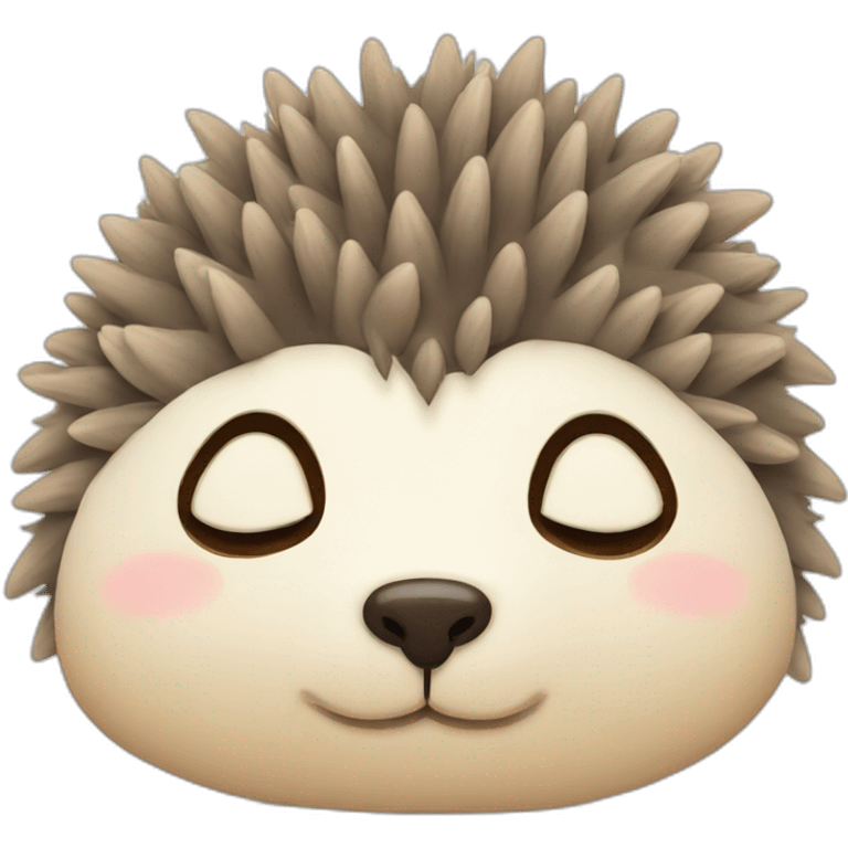 cute-sleep-hedgehog emoji