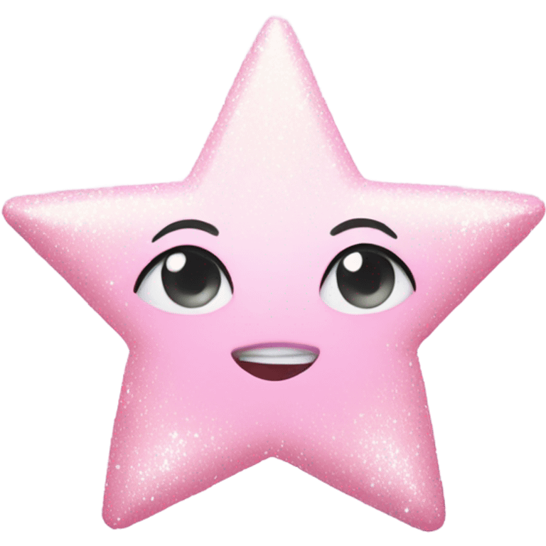 pale pink star sparkle emoji