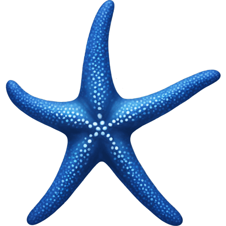 Blue Starfish no face emoji