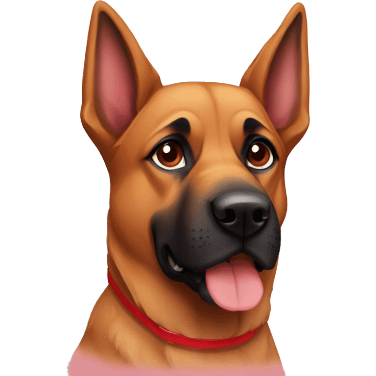 German Shepard red boxer emoji