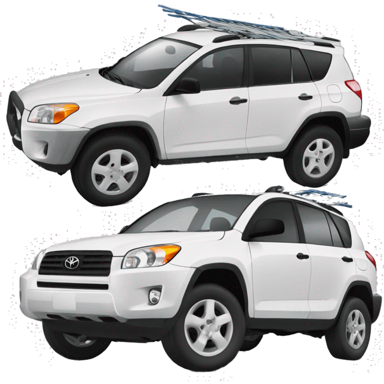 2009 Toyota RAV4 with brush guards emoji