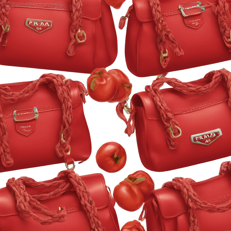 red prada bag emoji