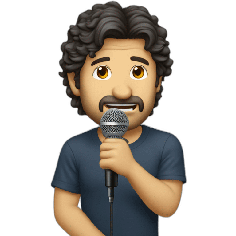 bixente lizarazu with a mic emoji