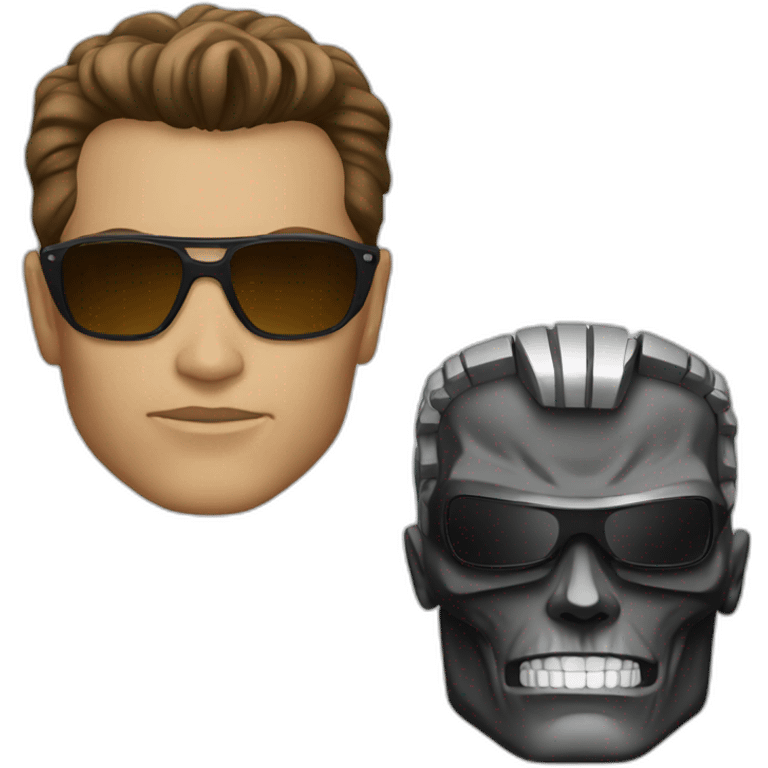 Terminator with sunglasses  emoji