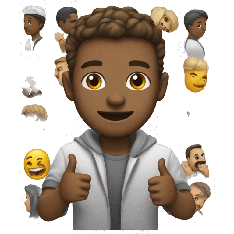 قلب پشت ابر emoji