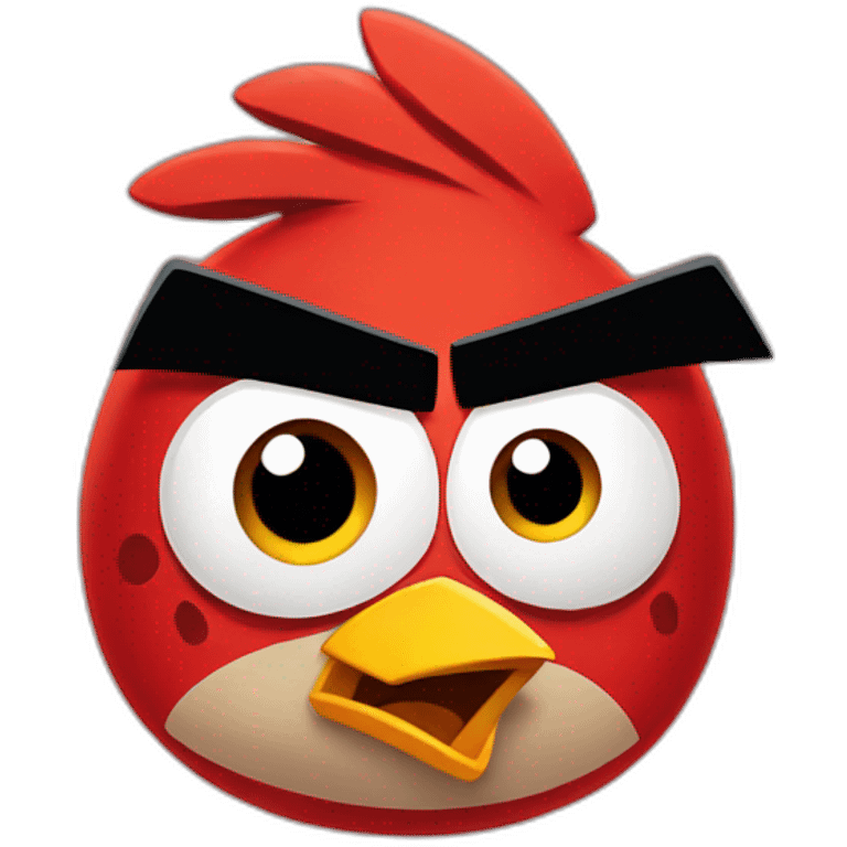 angry birds red emoji