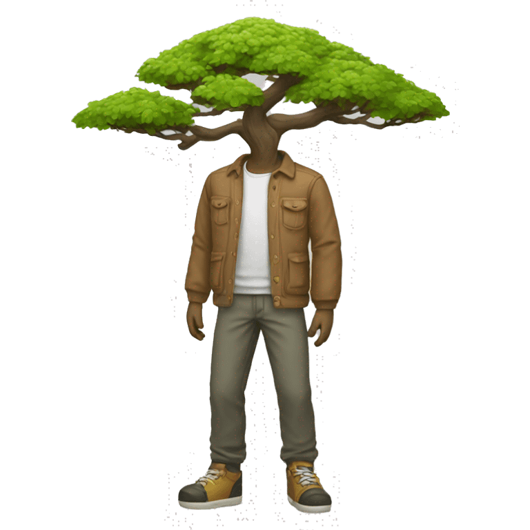 bonsai wearing clothes emoji