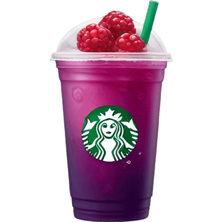 Starbucks Berry refresher emoji