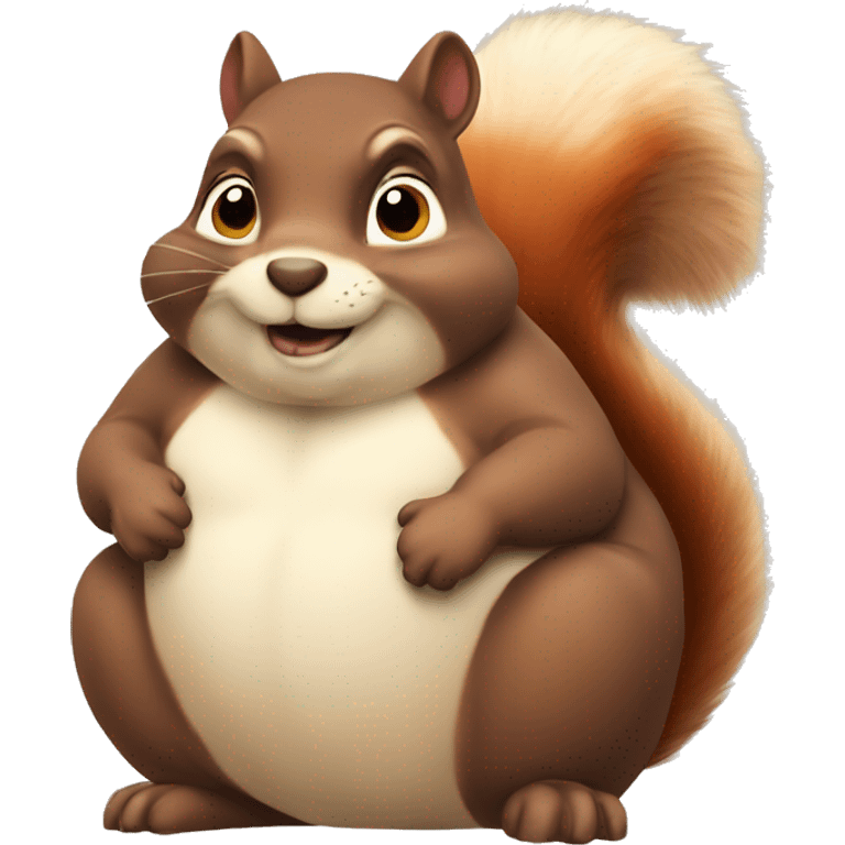 obese squirrel emoji