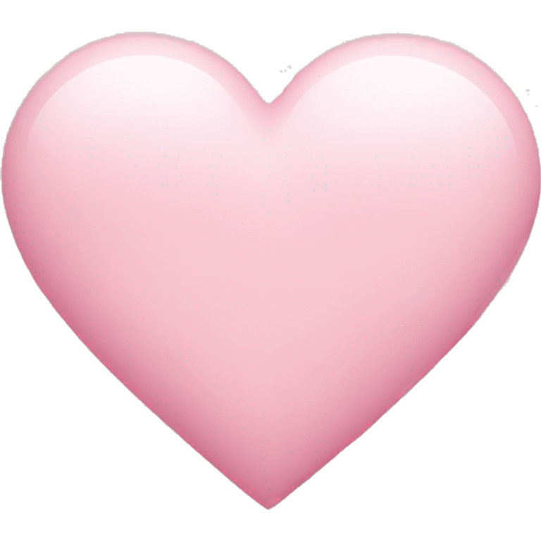 Baby pink heart emoji