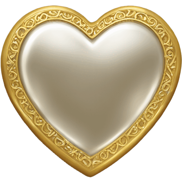 Golden heart emoji