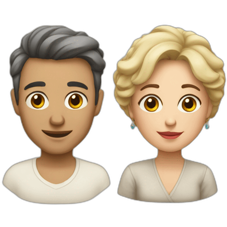 Une dame en homme emoji