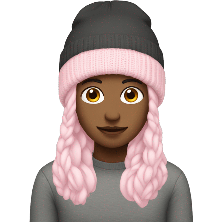 Pale pink beanie emoji