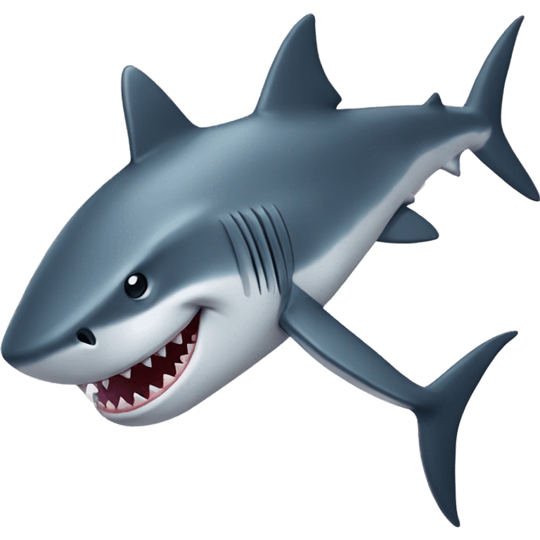 Shark with two teet emoji