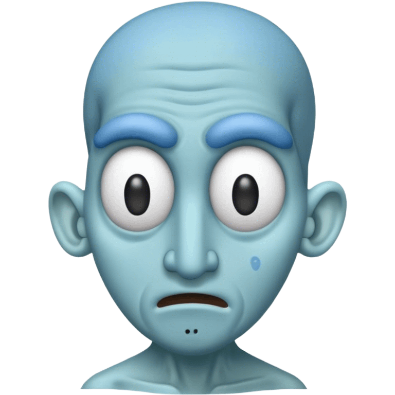 Squidward tentacles emoji