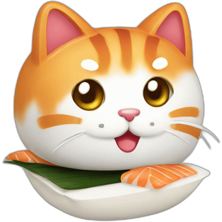 Sushi cat emoji