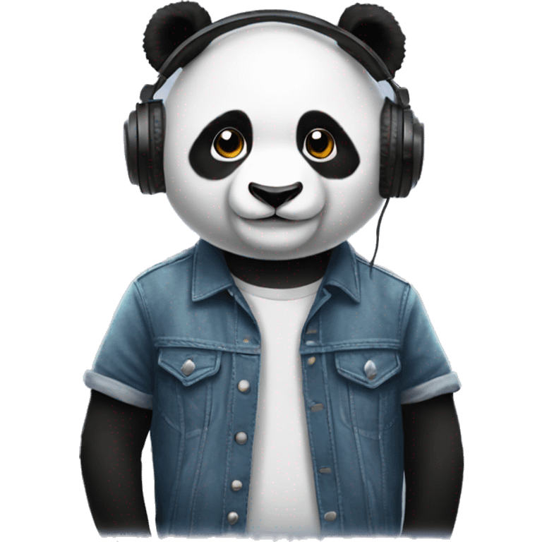 dj panda emoji