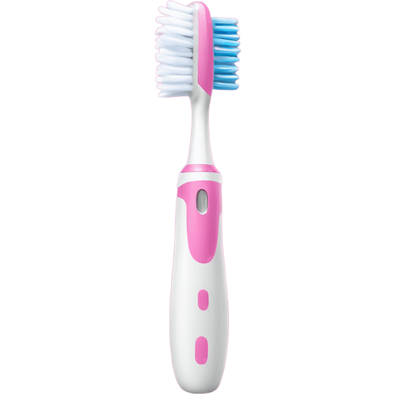 Pink electric toothbrush  emoji