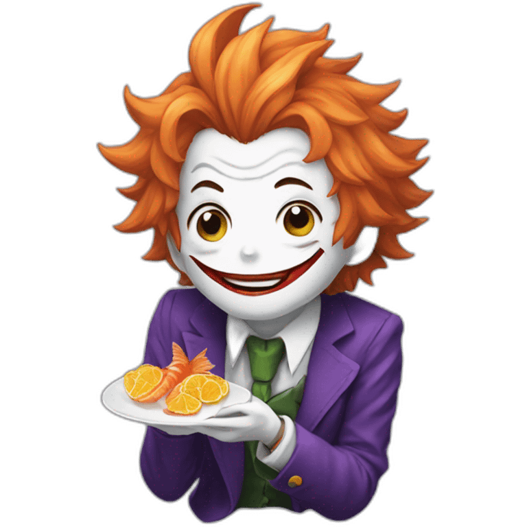 Joker eats Tsuna Fish emoji