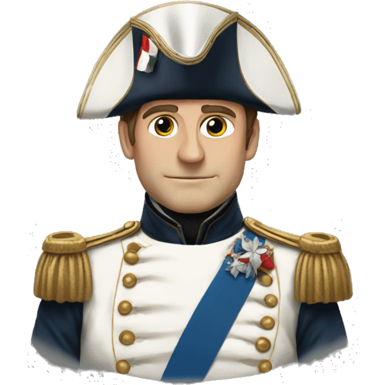 macron in napoleon outfit emoji