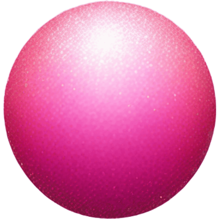 Pink ombre kickball with glitter  emoji