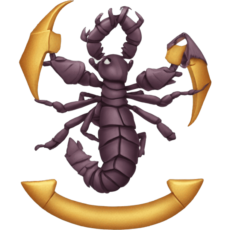 scorpio with a bow emoji