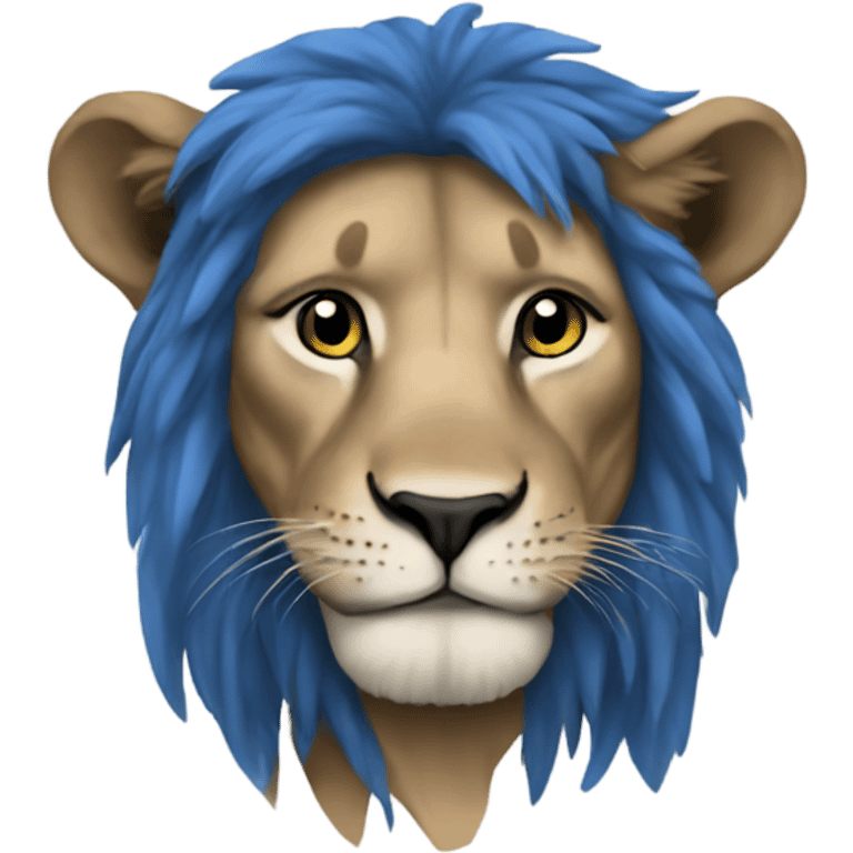 crip lion emoji