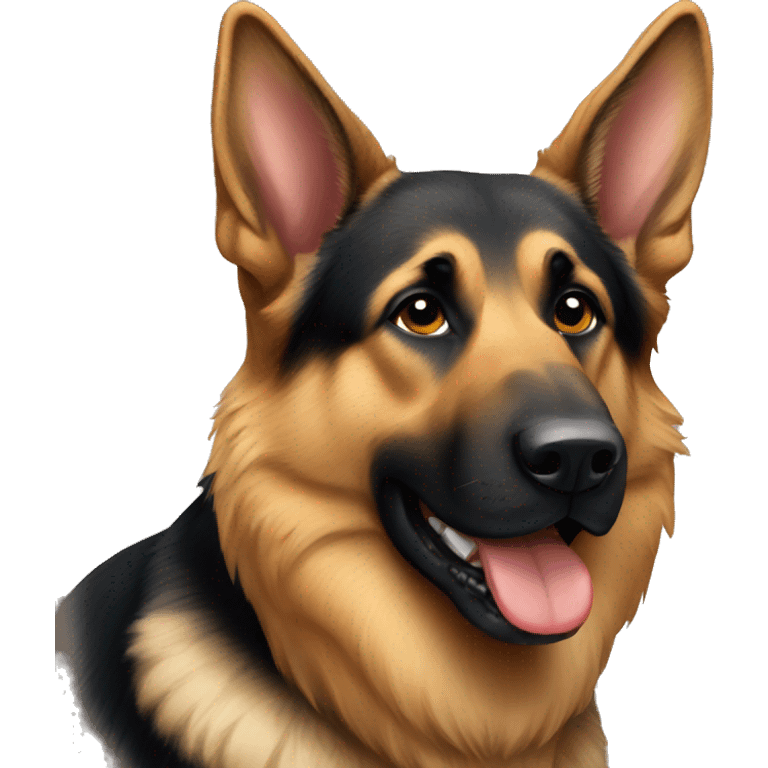 German shepherd  emoji