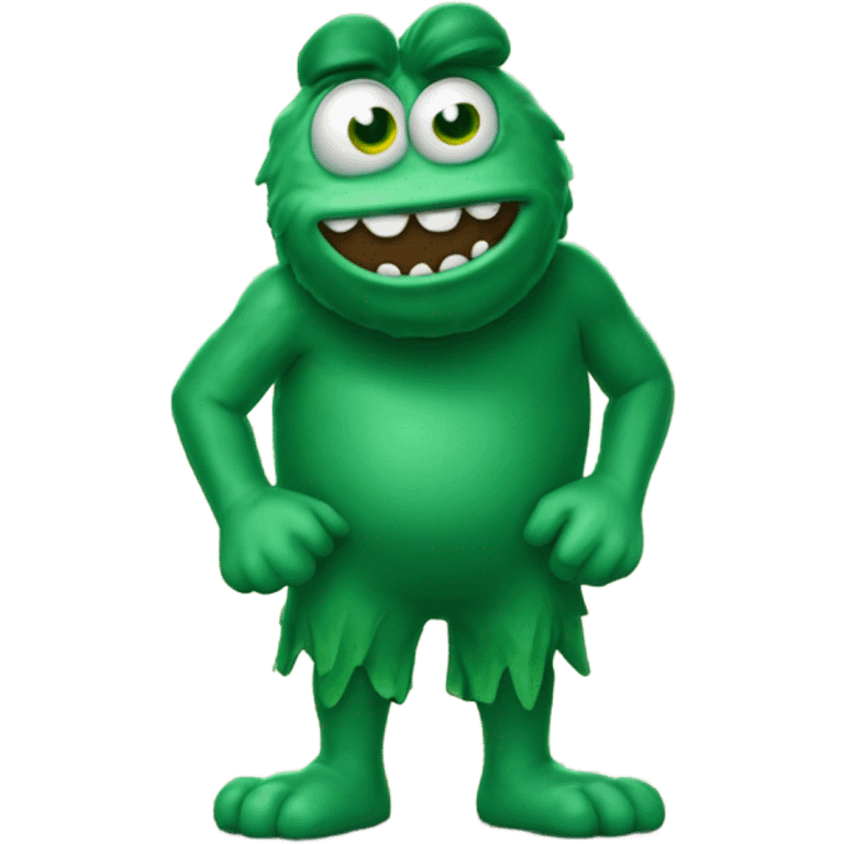 Wally the green monster emoji