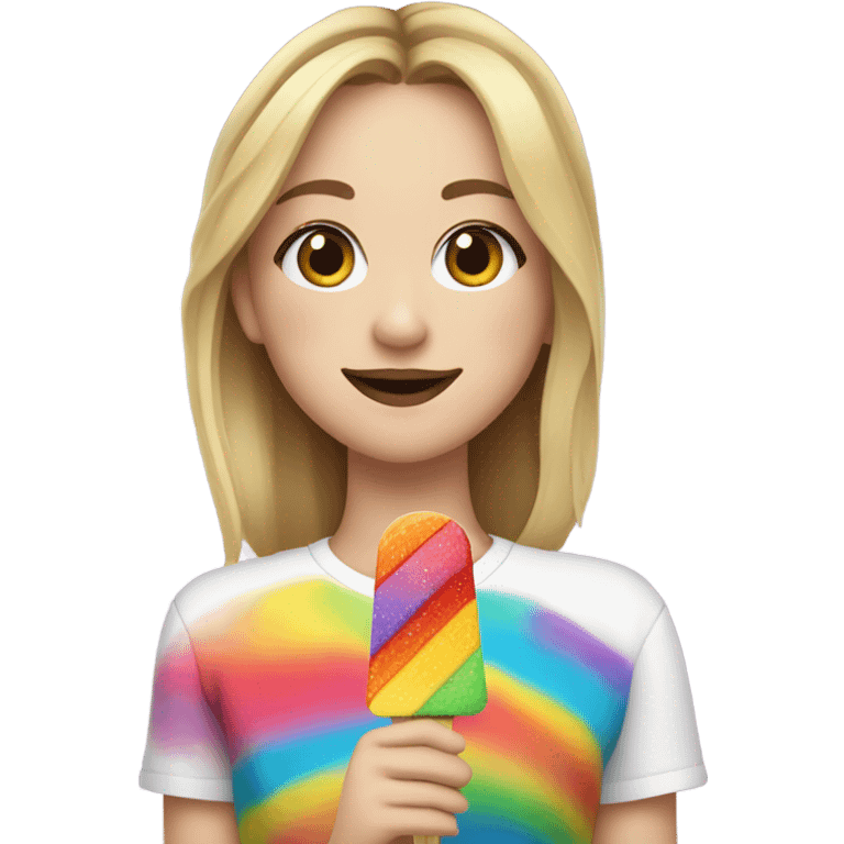 Sydney Sweeney with popsicle emoji