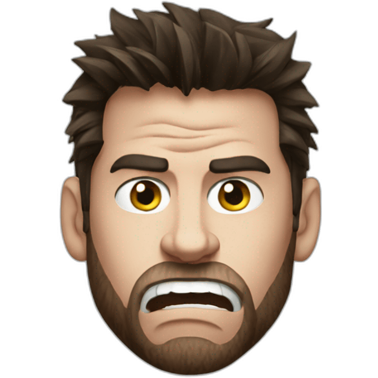 Angry messi emoji