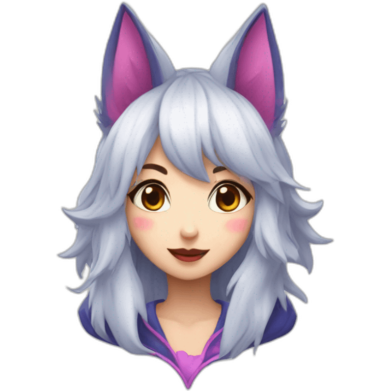 ahri qui fais un coeur emoji