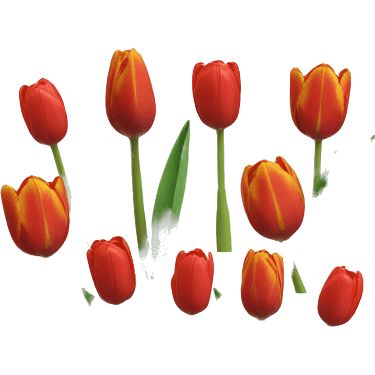 Tulips emoji