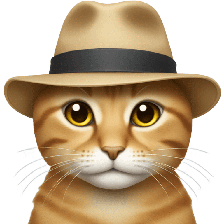 cat wearig hat emoji