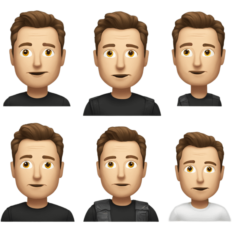 Elon Musk emoji