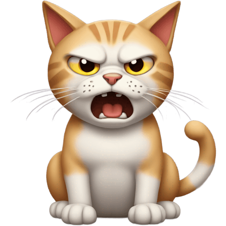 Angry cat emoji