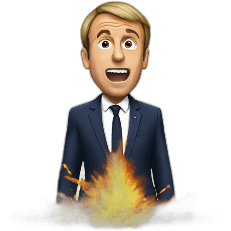 emmanuel-macron explosion emoji