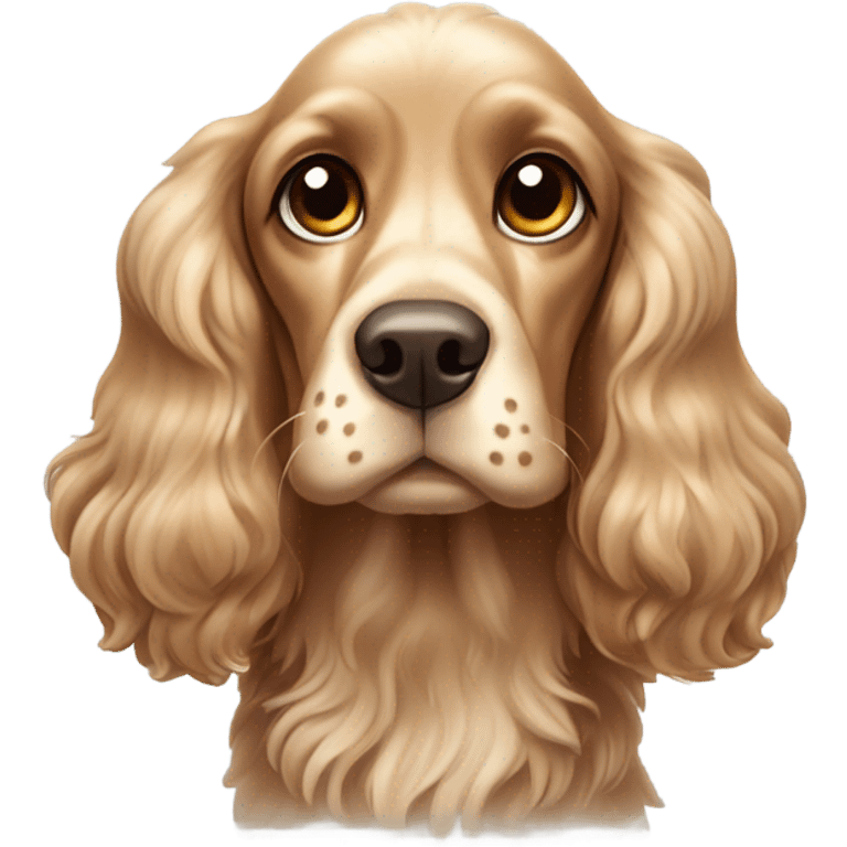 Cocker spaniel dog emoji