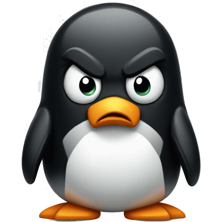 angry penguin emoji