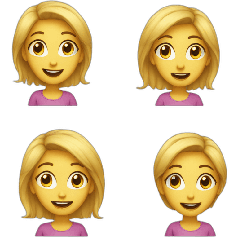 funny girl emoji