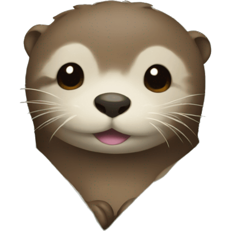 otter cozy in blanket emoji