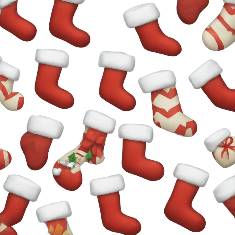 Christmas stocking emoji