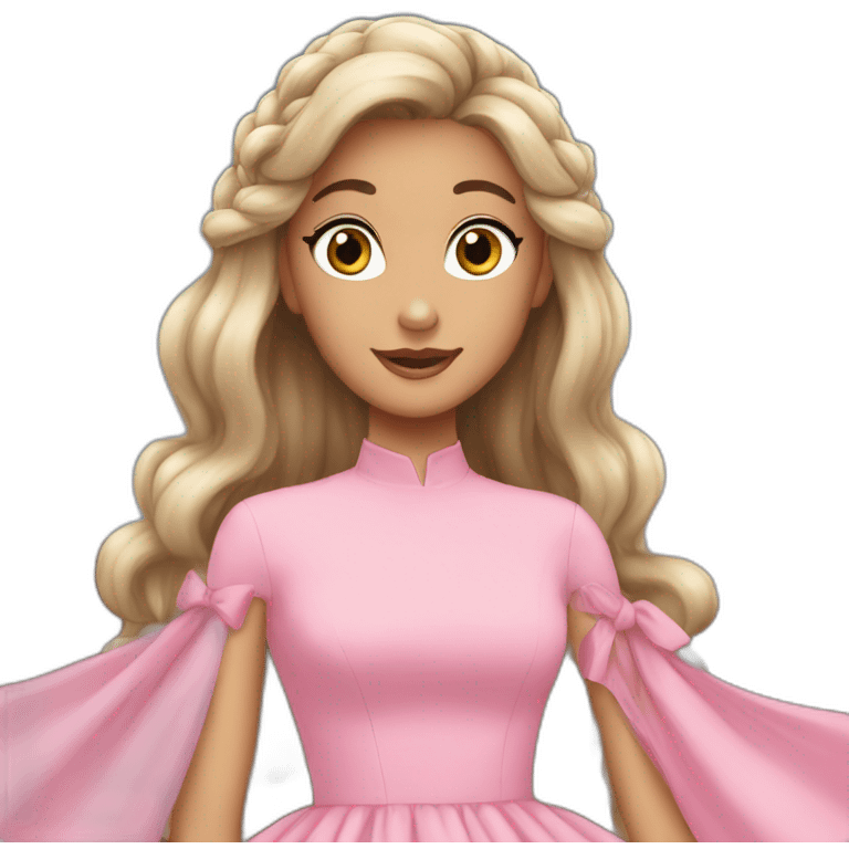 arianagrande-pink-dress-sing emoji