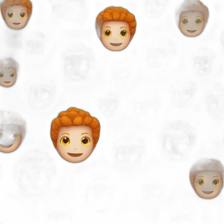 Ginger queen emoji