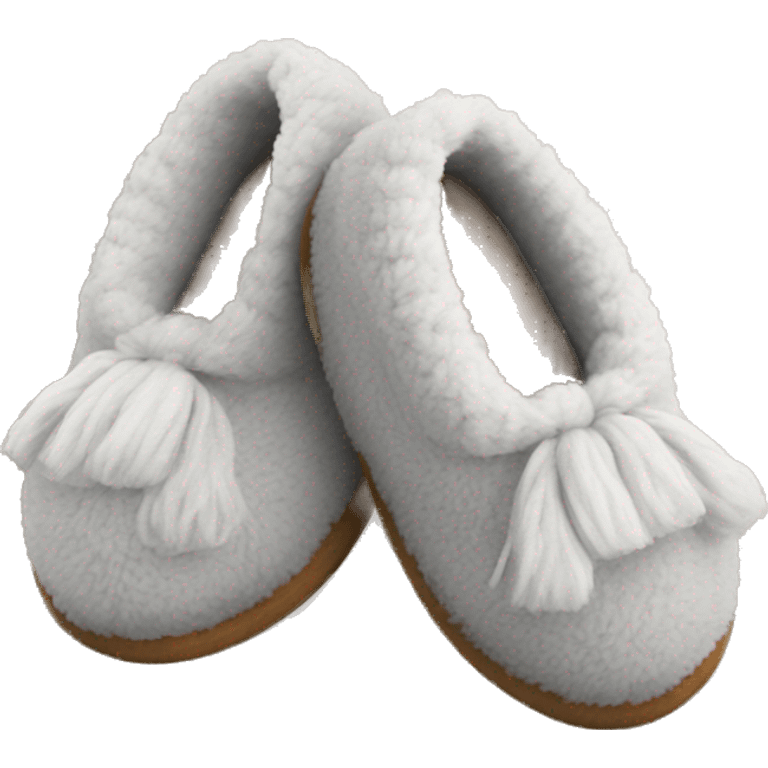 cozy slippers emoji