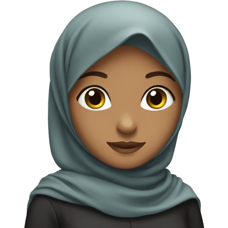 girl with hijab emoji